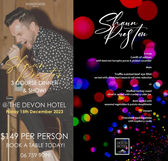 website flyer + menu